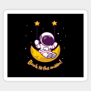 Back to the moon Sticker